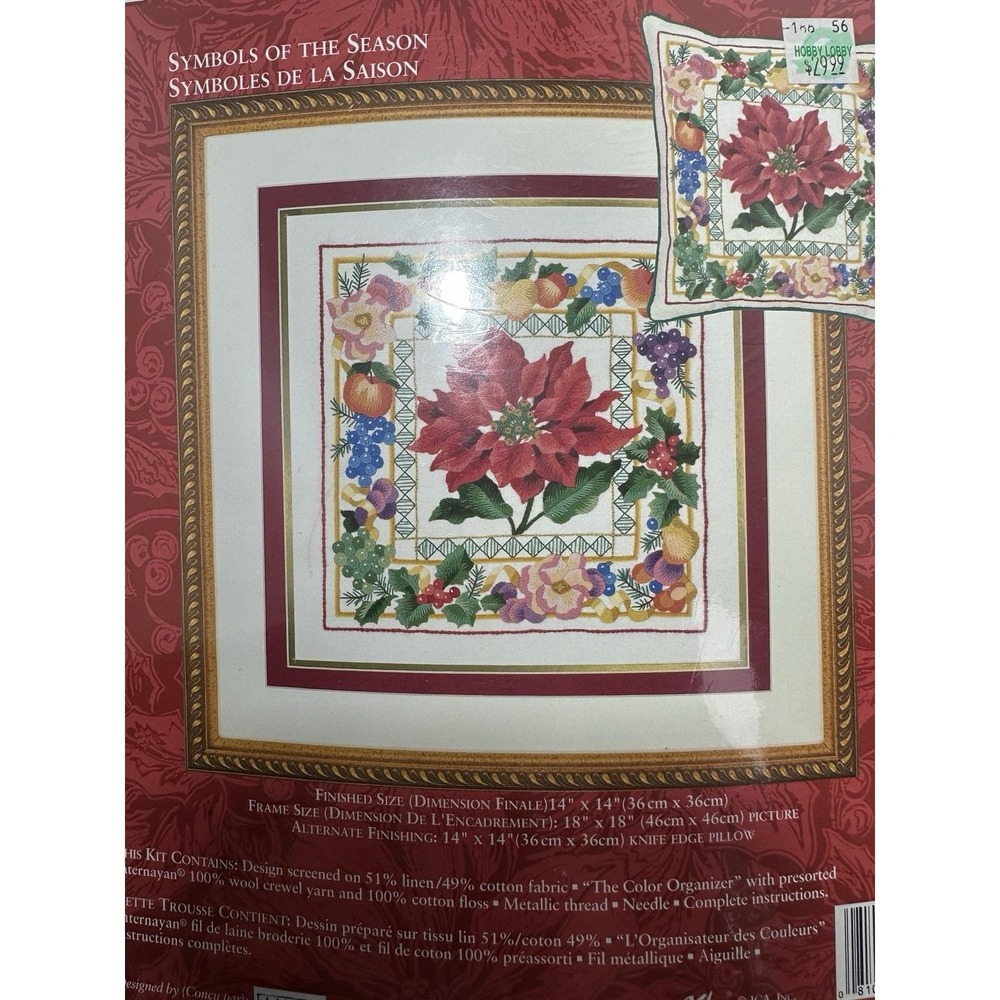 Needle Treasures 'Symbols Of The Season' Christmas Cross Stitch Kit #00872 NEW